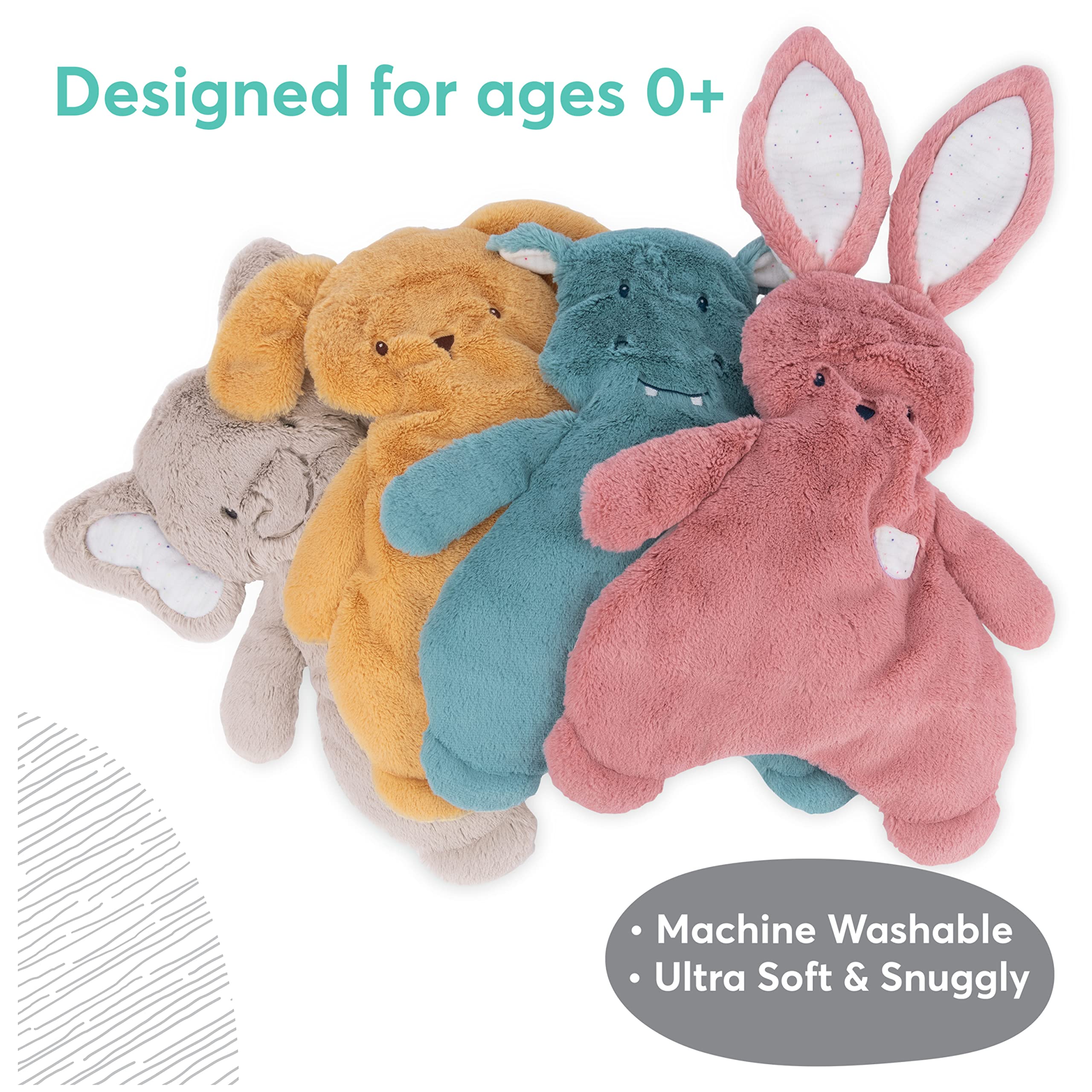 Foto 6 pulgar | Conejito De Peluche Lovey Gund Oh So Snuggly Dusty Rose Pink 14 Pulgadas - Venta Internacional.