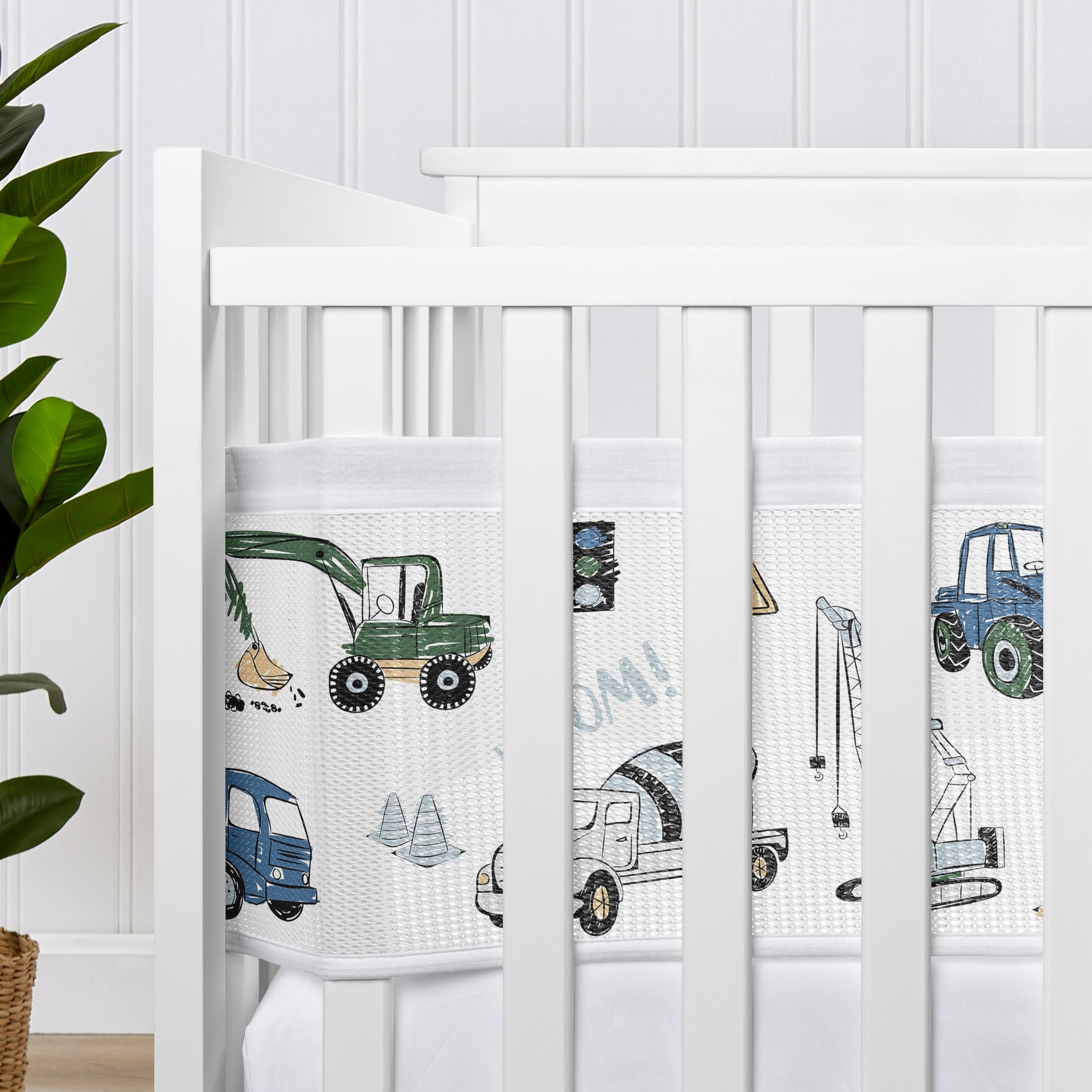 Foto 4 | Forro De Malla Para Cuna Sweet Jojo Designs + Breathablebaby - Venta Internacional.