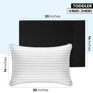 Foto 2 | Fundas De Almohada Utopia Bedding Para Niños Pequeños De 14 X 20 Cm, Paquete De 2 Unidades De Microfibra - Vent