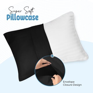 Foto 5 | Fundas De Almohada Utopia Bedding Para Niños Pequeños De 14 X 20 Cm, Paquete De 2 Unidades De Microfibra - Vent