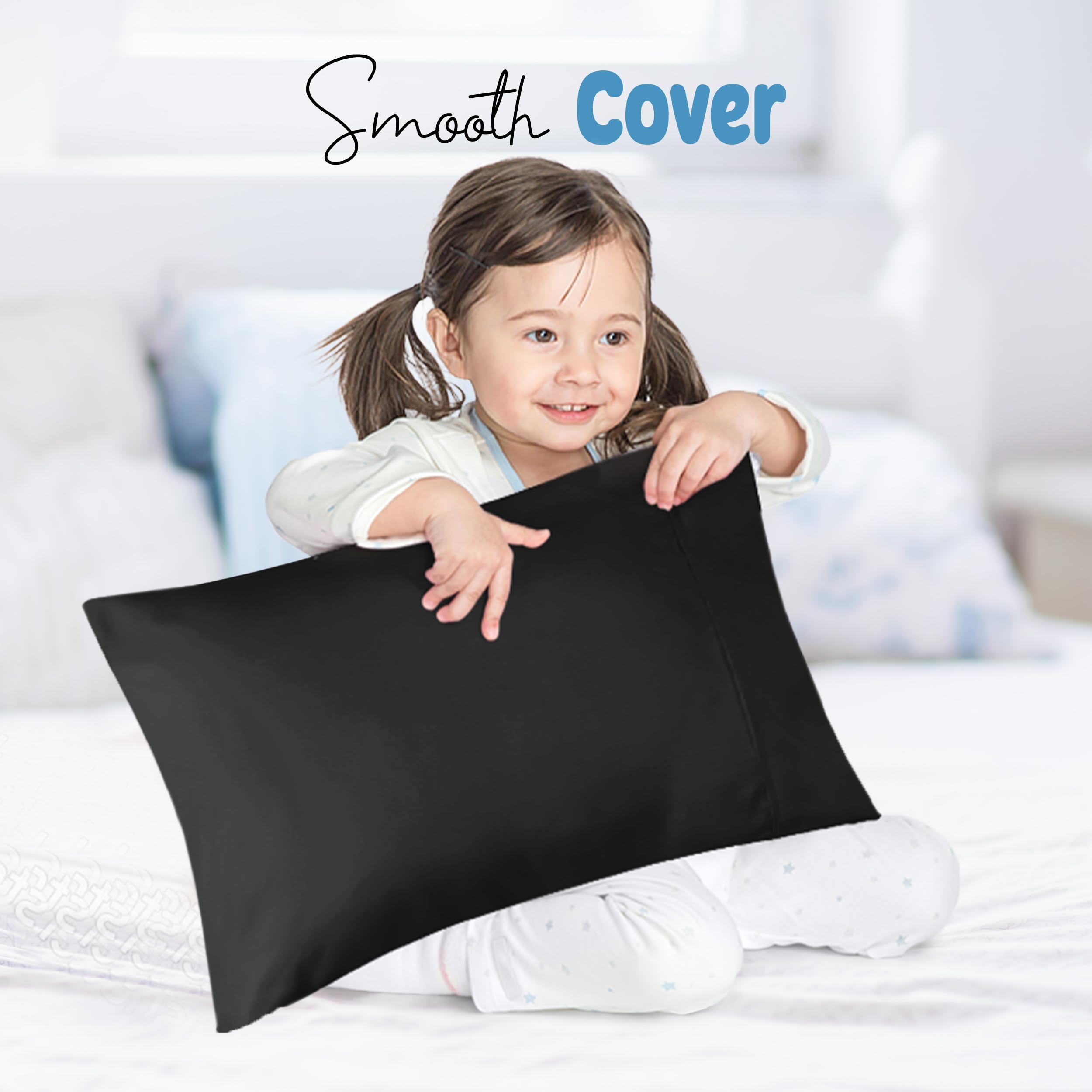 Foto 7 | Fundas De Almohada Utopia Bedding Para Niños Pequeños De 14 X 20 Cm, Paquete De 2 Unidades De Microfibra - Vent