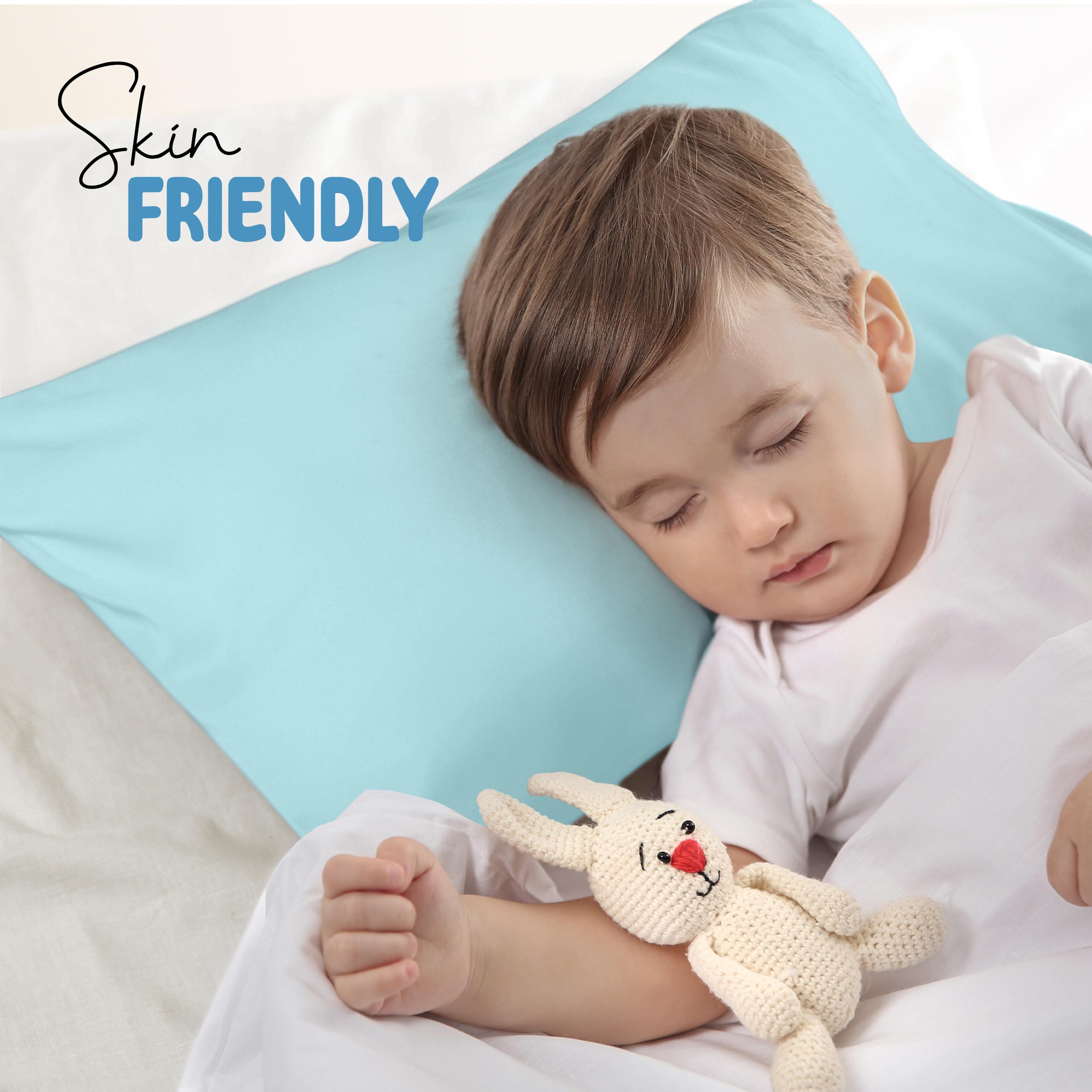 Foto 5 pulgar | Fundas De Almohada Utopia Bedding Para Niños Pequeños, 13 X 18 Cm, Paquete De 2 Unidades, Spa, Azul - Venta Internac