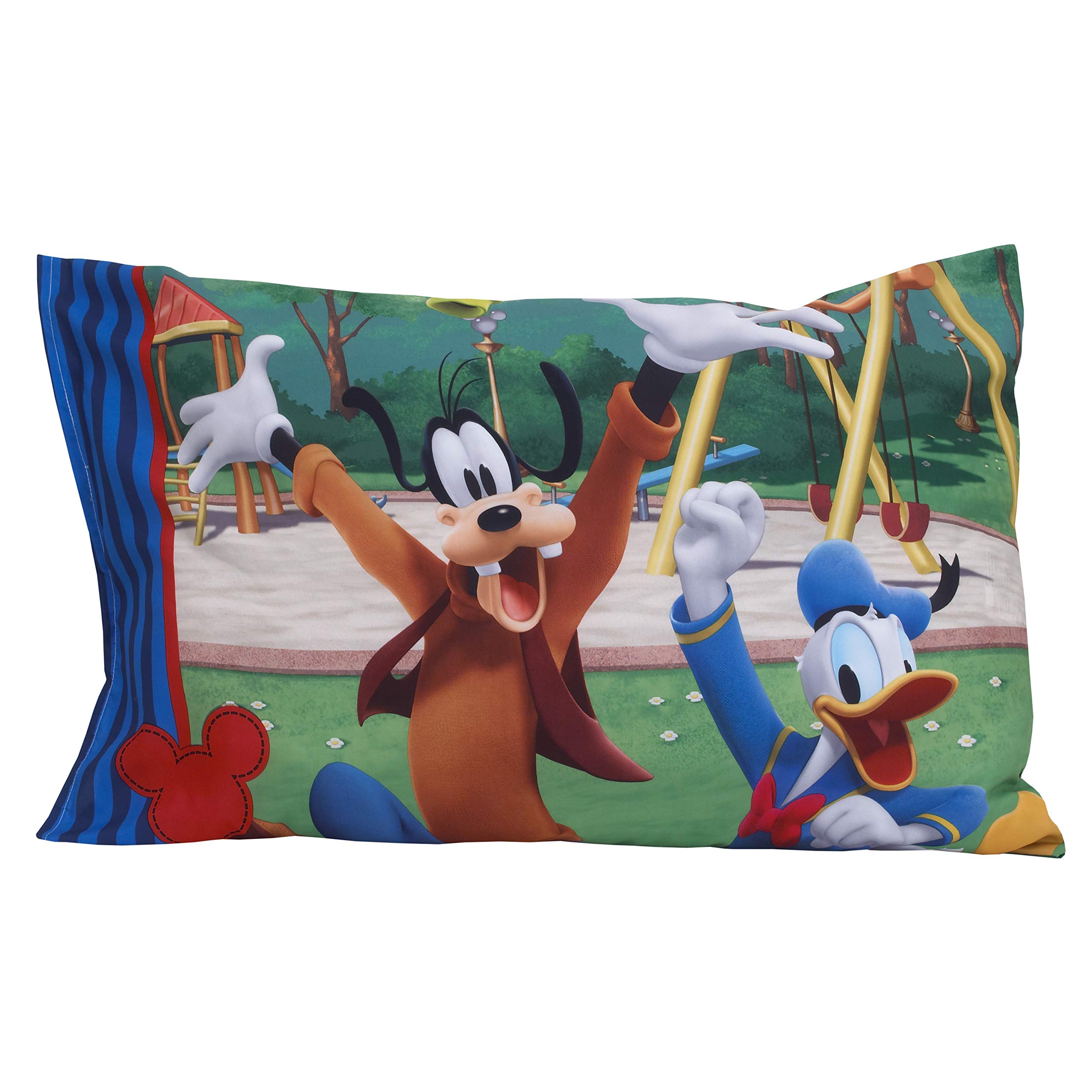 Foto 5 pulgar | Juego De Sábanas Disney Mickey Mouse De 2 Piezas Para Niños Pequeños, Azul, Rojo Y Amarillo - Venta Internacional.