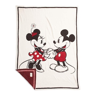 Foto 1 | Manta Para Bebé Barefoot Dreams Cozychic Classic Disney Mickey & Minnie Mouse - Venta Internacional.