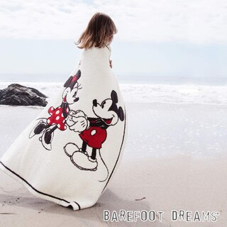 Foto 2 | Manta Para Bebé Barefoot Dreams Cozychic Classic Disney Mickey & Minnie Mouse - Venta Internacional.