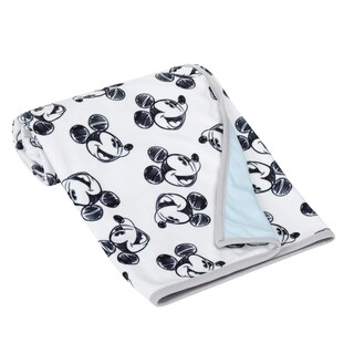 Foto 1 | Manta Para Bebé Lambs & Ivy Disney Mickey Mouse Azul/blanco - Venta Internacional.