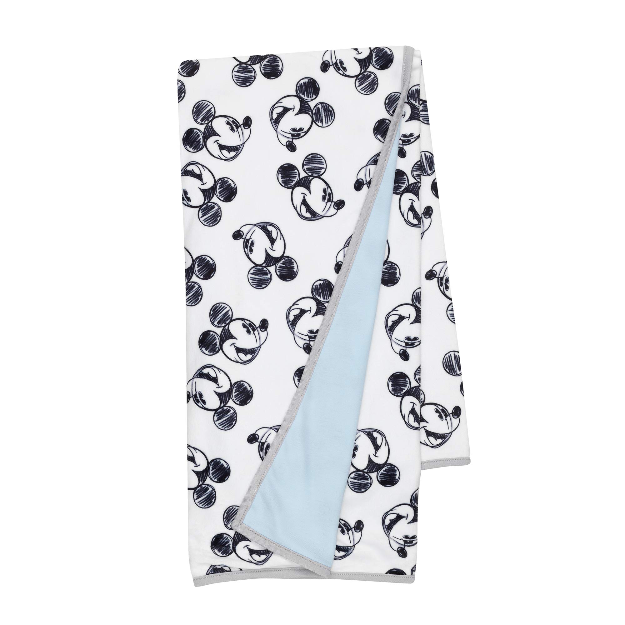Foto 4 | Manta Para Bebé Lambs & Ivy Disney Mickey Mouse Azul/blanco - Venta Internacional.