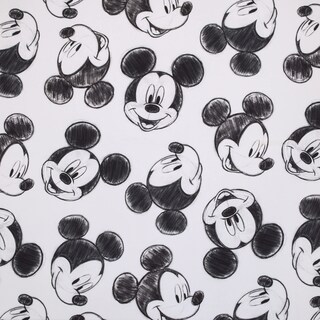 Foto 5 | Sábana Bajera Ajustable Para Minicuna Disney Mickey Mouse, Color Negro Antracita - Venta Internacional.