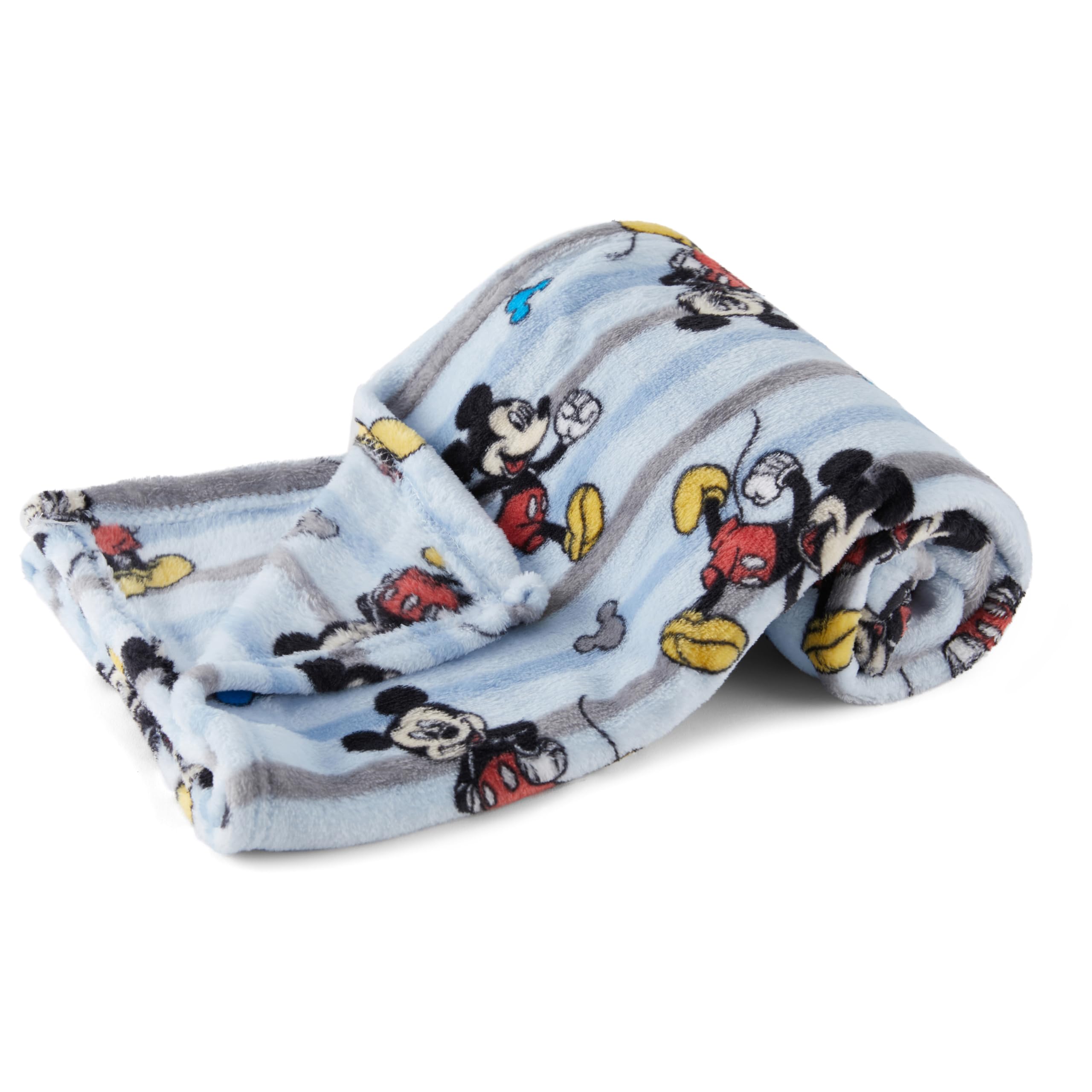 Foto 2 pulgar | Manta De Franela Para Bebé Disney Con Forro Polar Mickey Minnie Pooh Dumbo - Venta Internacional.