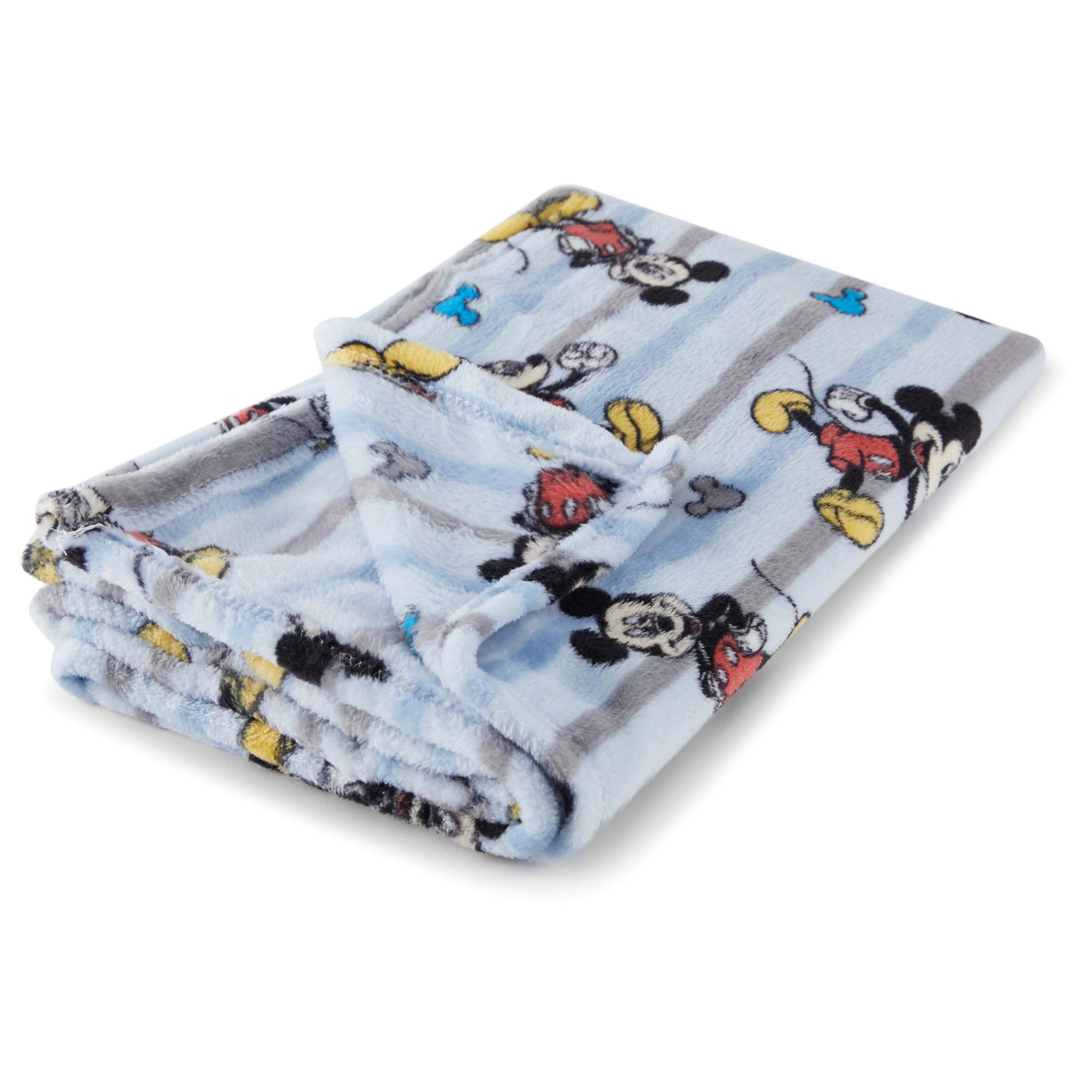 Foto 2 | Manta De Franela Para Bebé Disney Con Forro Polar Mickey Minnie Pooh Dumbo - Venta Internacional.