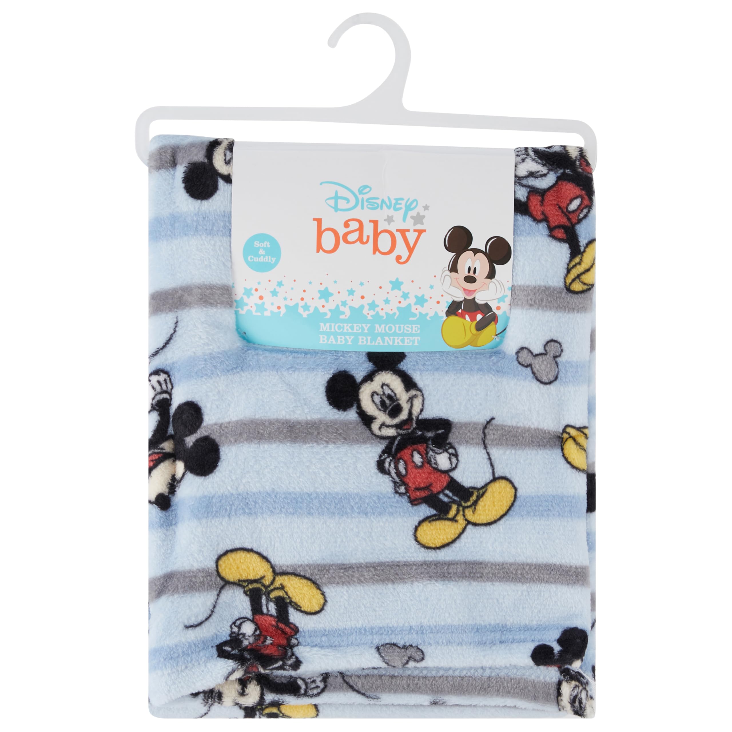 Foto 5 pulgar | Manta De Franela Para Bebé Disney Con Forro Polar Mickey Minnie Pooh Dumbo - Venta Internacional.
