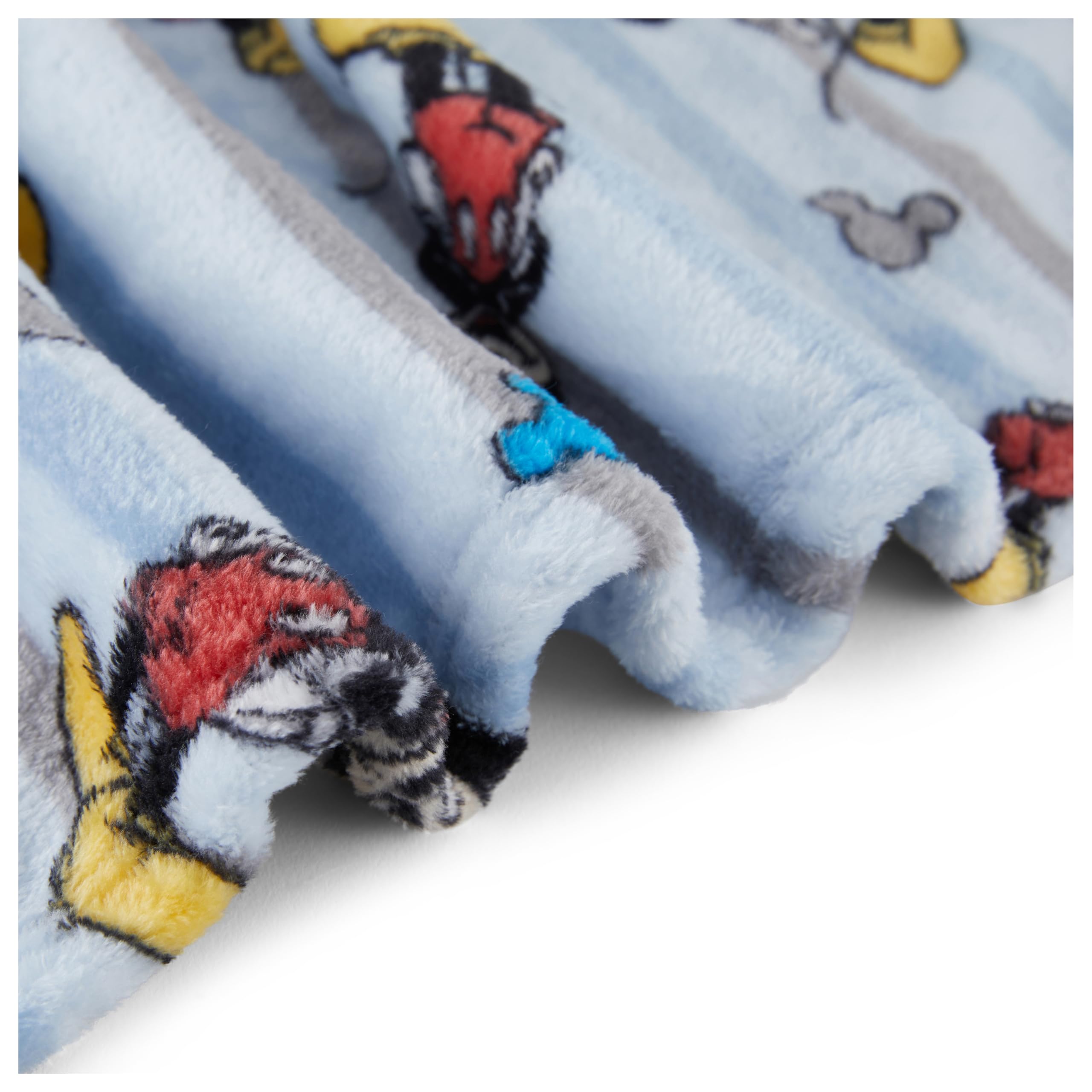 Foto 6 pulgar | Manta De Franela Para Bebé Disney Con Forro Polar Mickey Minnie Pooh Dumbo - Venta Internacional.