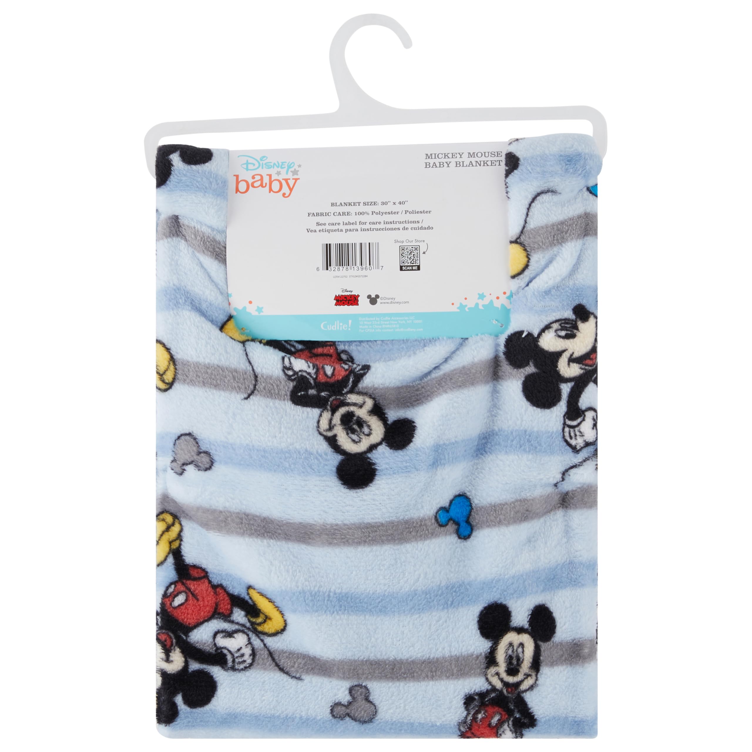 Foto 7 pulgar | Manta De Franela Para Bebé Disney Con Forro Polar Mickey Minnie Pooh Dumbo - Venta Internacional.