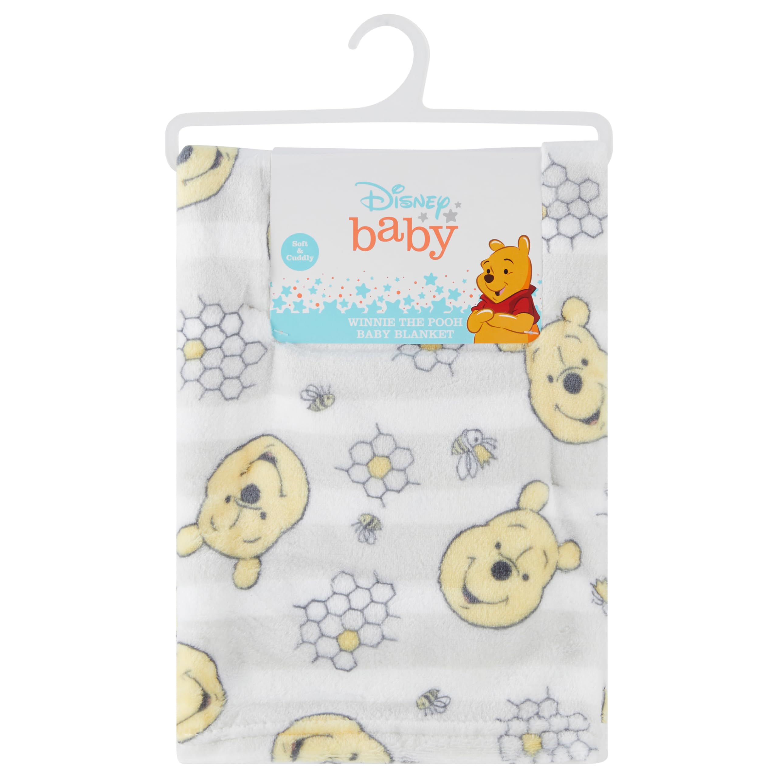 Foto 5 pulgar | Manta De Franela Para Bebé Disney Con Forro Polar Mickey Minnie Pooh Dumbo - Venta Internacional.