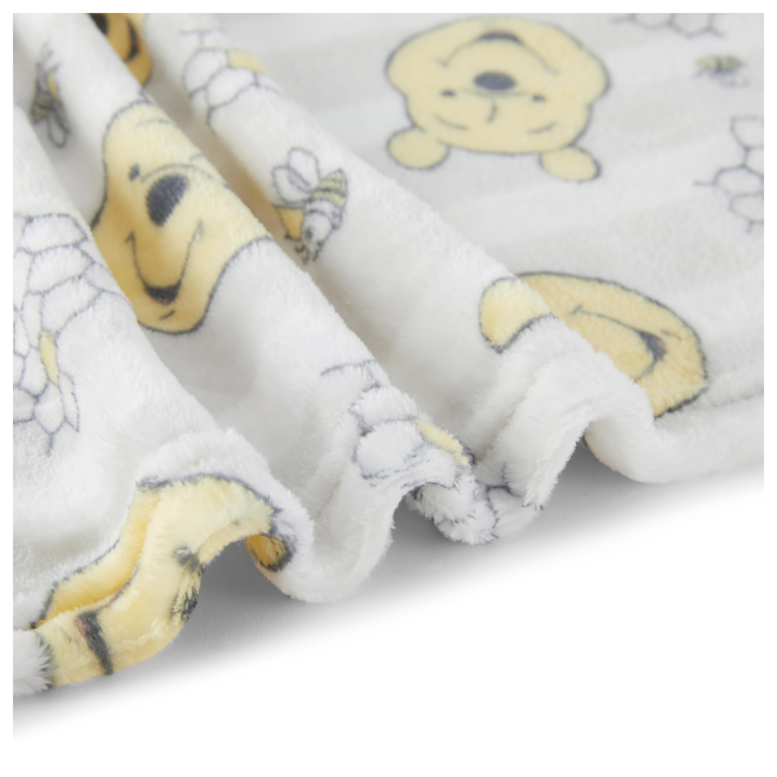 Foto 5 | Manta De Franela Para Bebé Disney Con Forro Polar Mickey Minnie Pooh Dumbo - Venta Internacional.