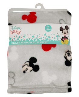 Foto 2 | Manta de Forro Polar Disney Cudlie Mickey Mouse para Bebés - Venta Internacional