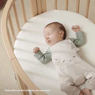 Foto 5 | Sábana Bajera Ajustable Stokke Sleepi Mini Dots Sage, 100% Algodón - Venta Internacional.