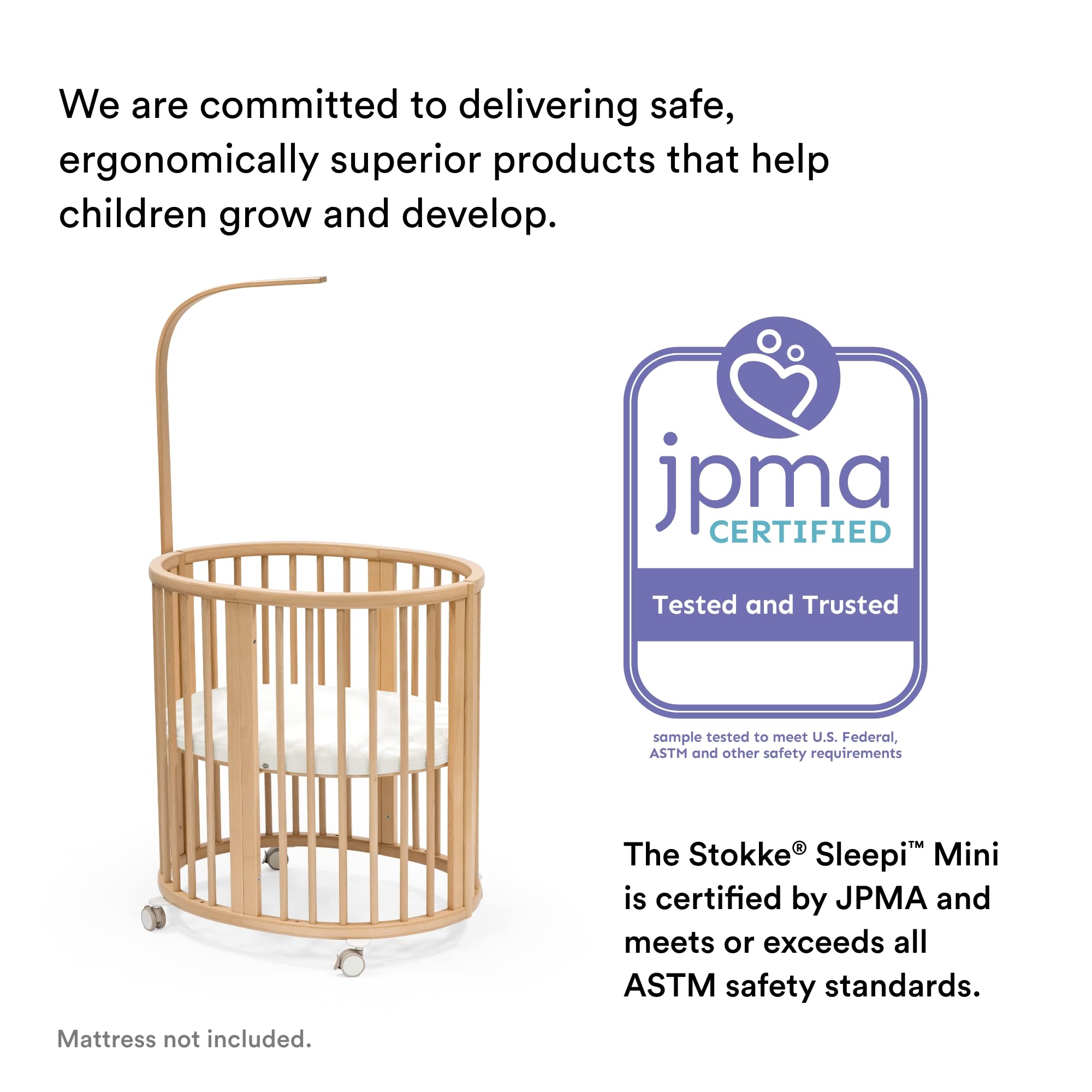 Foto 7 pulgar | Sábana Bajera Ajustable Stokke Sleepi Mini Dots Sage, 100% Algodón - Venta Internacional.