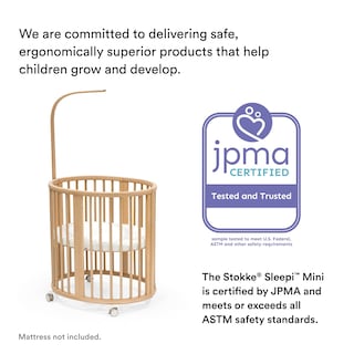 Foto 6 | Sábana Bajera Ajustable Stokke Sleepi Mini Dots Sage, 100% Algodón - Venta Internacional.