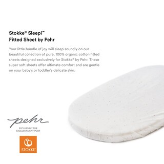 Foto 3 | Sábana Bajera Ajustable Stokke Sleepi De Pehr Celestial, 100% Algodón - Venta Internacional.