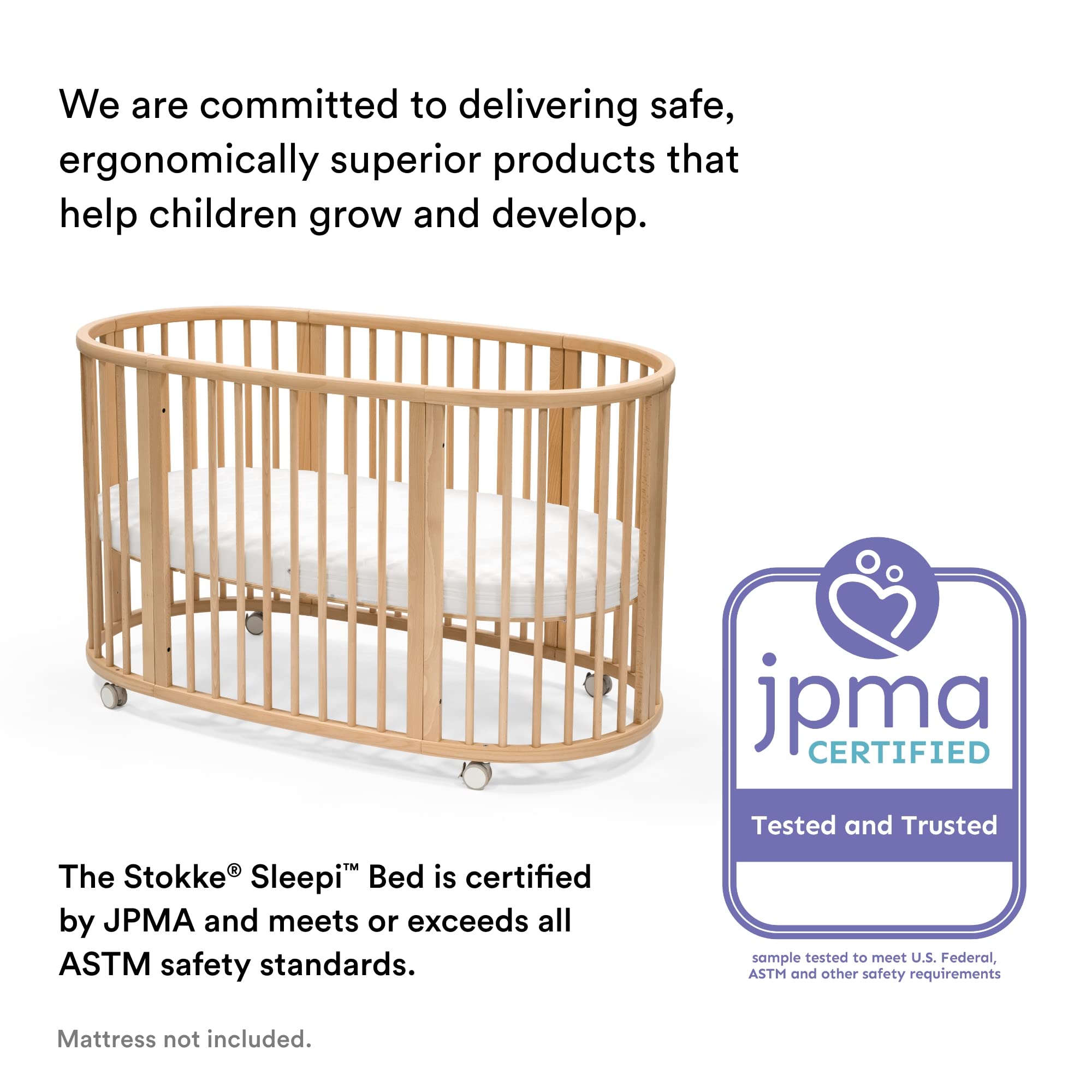 Foto 7 pulgar | Sábana Bajera Ajustable Stokke Sleepi De Pehr Celestial, 100% Algodón - Venta Internacional.