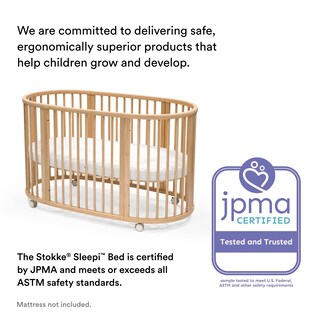 Foto 6 | Sábana Bajera Ajustable Stokke Sleepi De Pehr Celestial, 100% Algodón - Venta Internacional.