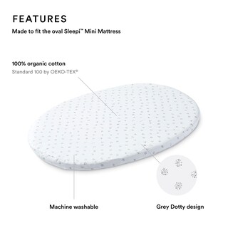 Foto 2 | Sábana Bajera Ajustable Stokke Sleepi Mini de Pehr Algodón Orgánico - Venta Internacional