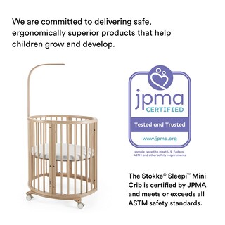 Foto 6 | Sábana Bajera Ajustable Stokke Sleepi Mini de Pehr Algodón Orgánico - Venta Internacional
