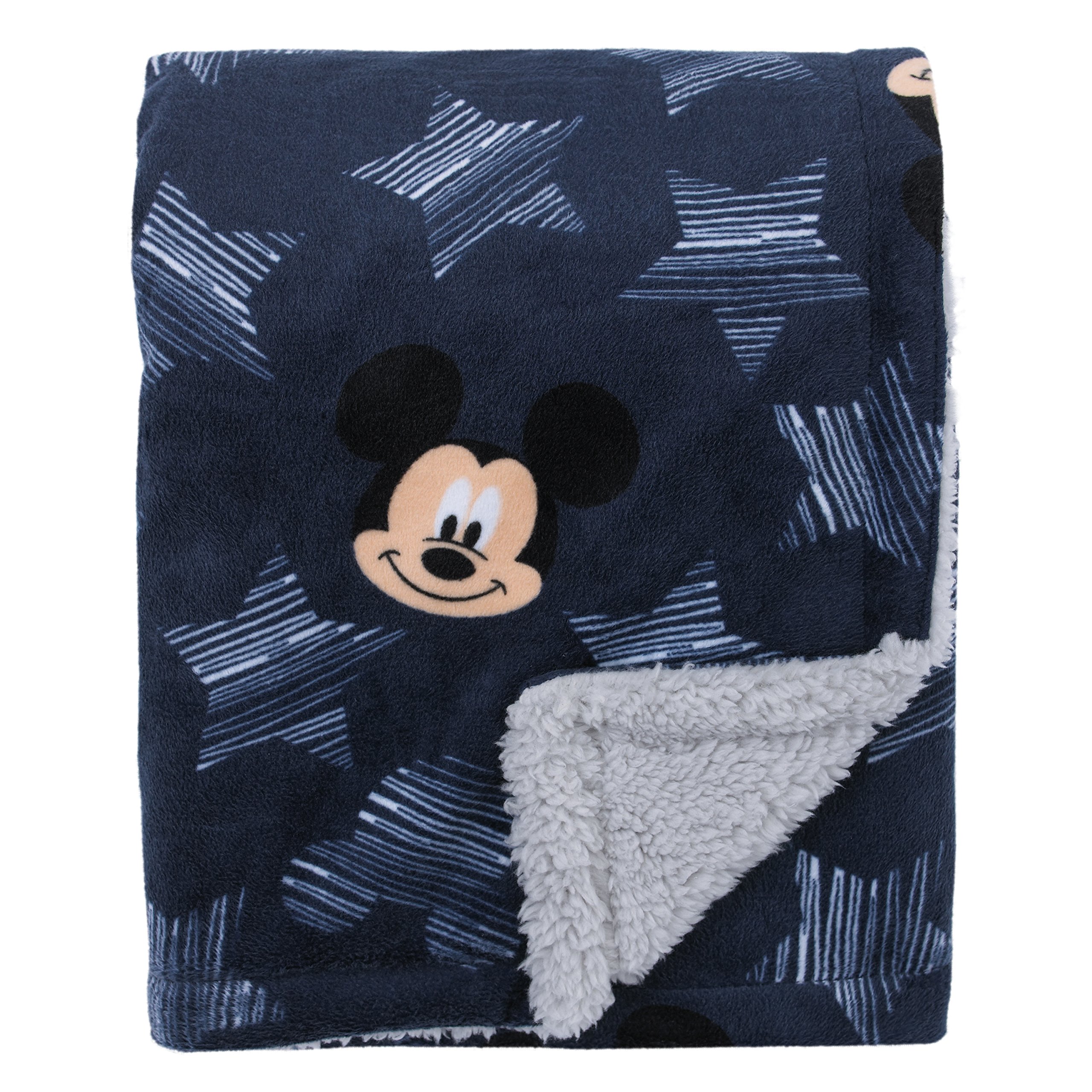 Foto 4 pulgar | Manta Para Bebé Disney Mickey Mouse Hello World Supersuave - Venta Internacional.