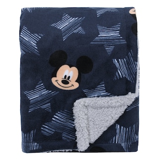 Foto 3 | Manta Para Bebé Disney Mickey Mouse Hello World Supersuave - Venta Internacional.