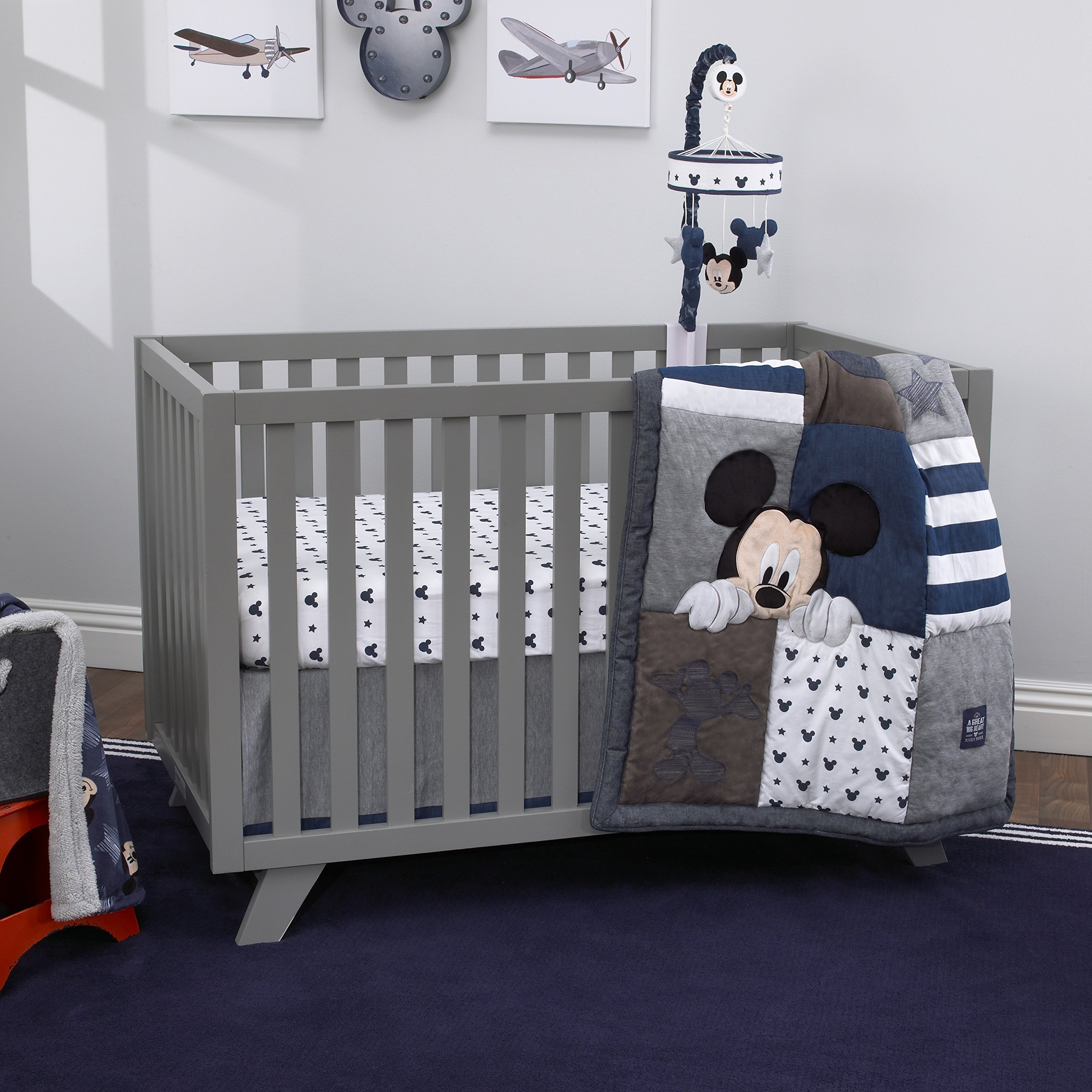 Foto 6 pulgar | Manta Para Bebé Disney Mickey Mouse Hello World Supersuave - Venta Internacional.