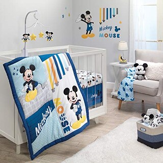 Foto 4 | Sábana Para Cuna Lambs & Ivy Disney Baby Forever Mickey Mouse - Venta Internacional.