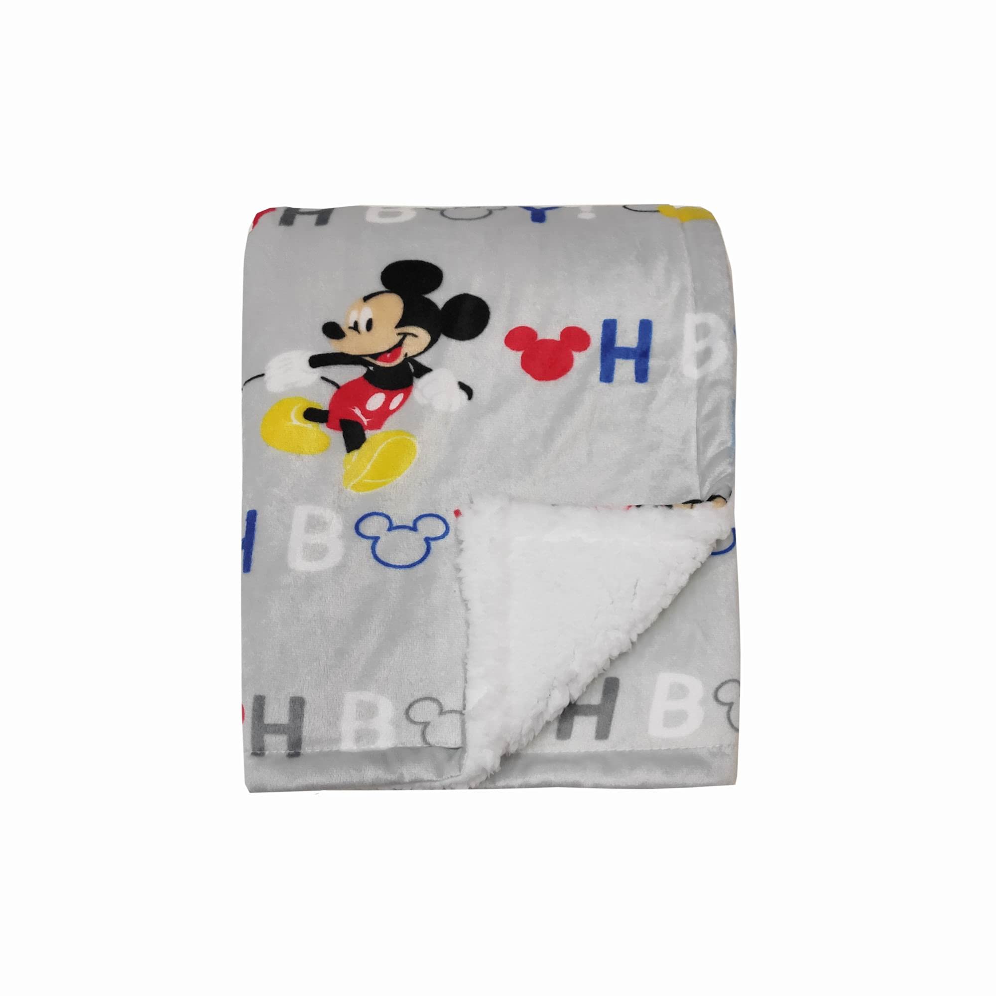 Foto 2 pulgar | Manta Disney Cudlie Baby Boy Mickey Mouse Mnk/sherpa - Venta Internacional.