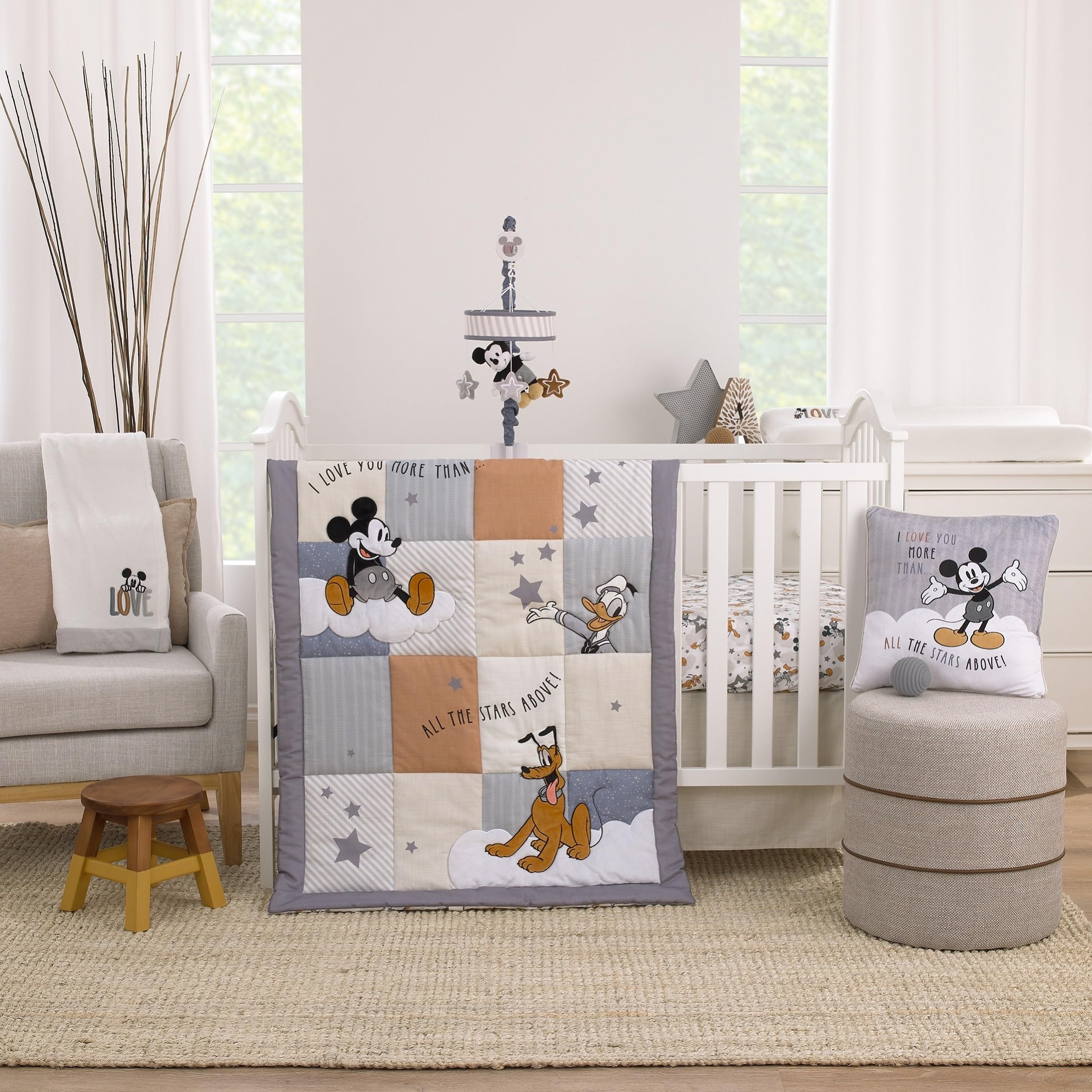 Foto 7 | Manta para Bebé NoJo Disney Mickey Mouse Love Mickey 30 x 40 Pulgadas - Venta Internacional
