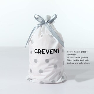 Foto 7 | Manta Para Bebé Crevent, Acogedora, Suave Y Cálida, Felpilla, 30 X 40 Cm, Gris Con Forma De Estrella - Venta Intern