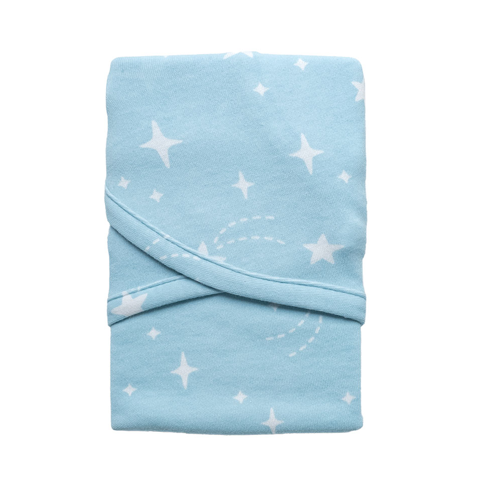 Foto 4 pulgar | Frazada Para Envolver Baby Roll Baby Mink Bm301 Azul