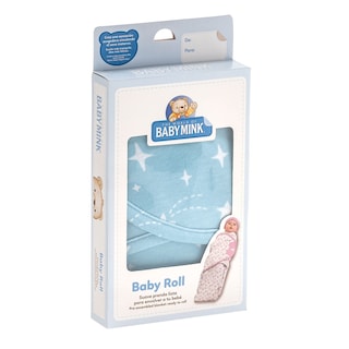 Foto 4 | Frazada Para Envolver Baby Roll Baby Mink Bm301 Azul