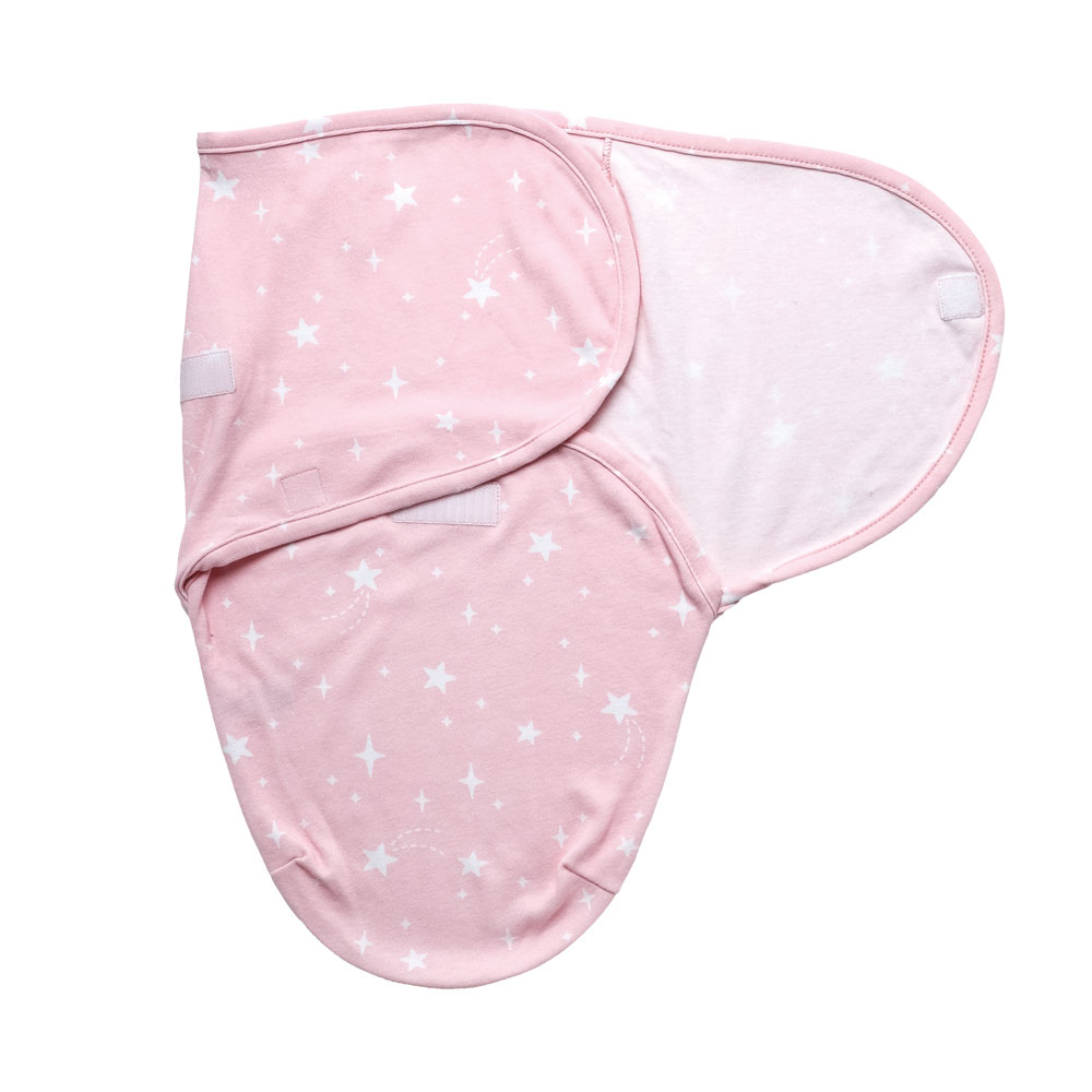 Frazada Para Envolver Baby Roll Baby Mink Bm301 Rosa