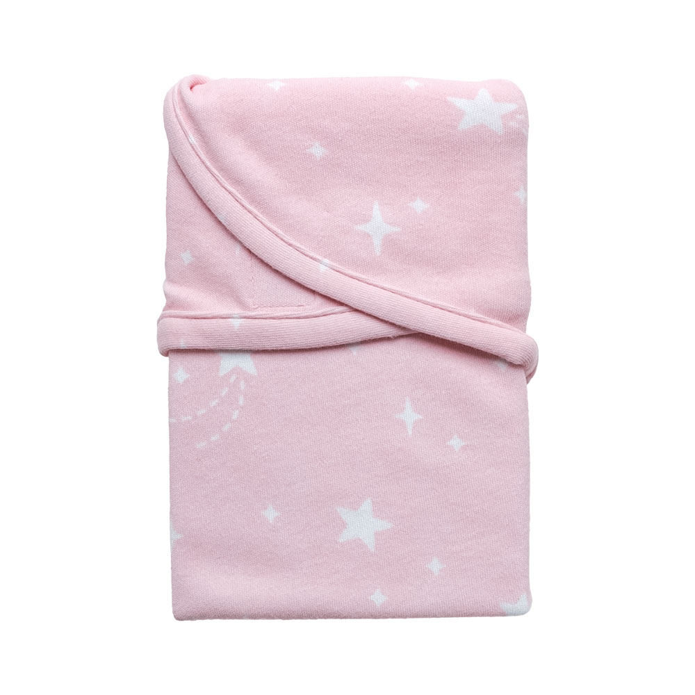 Foto 4 pulgar | Frazada Para Envolver Baby Roll Baby Mink Bm301 Rosa