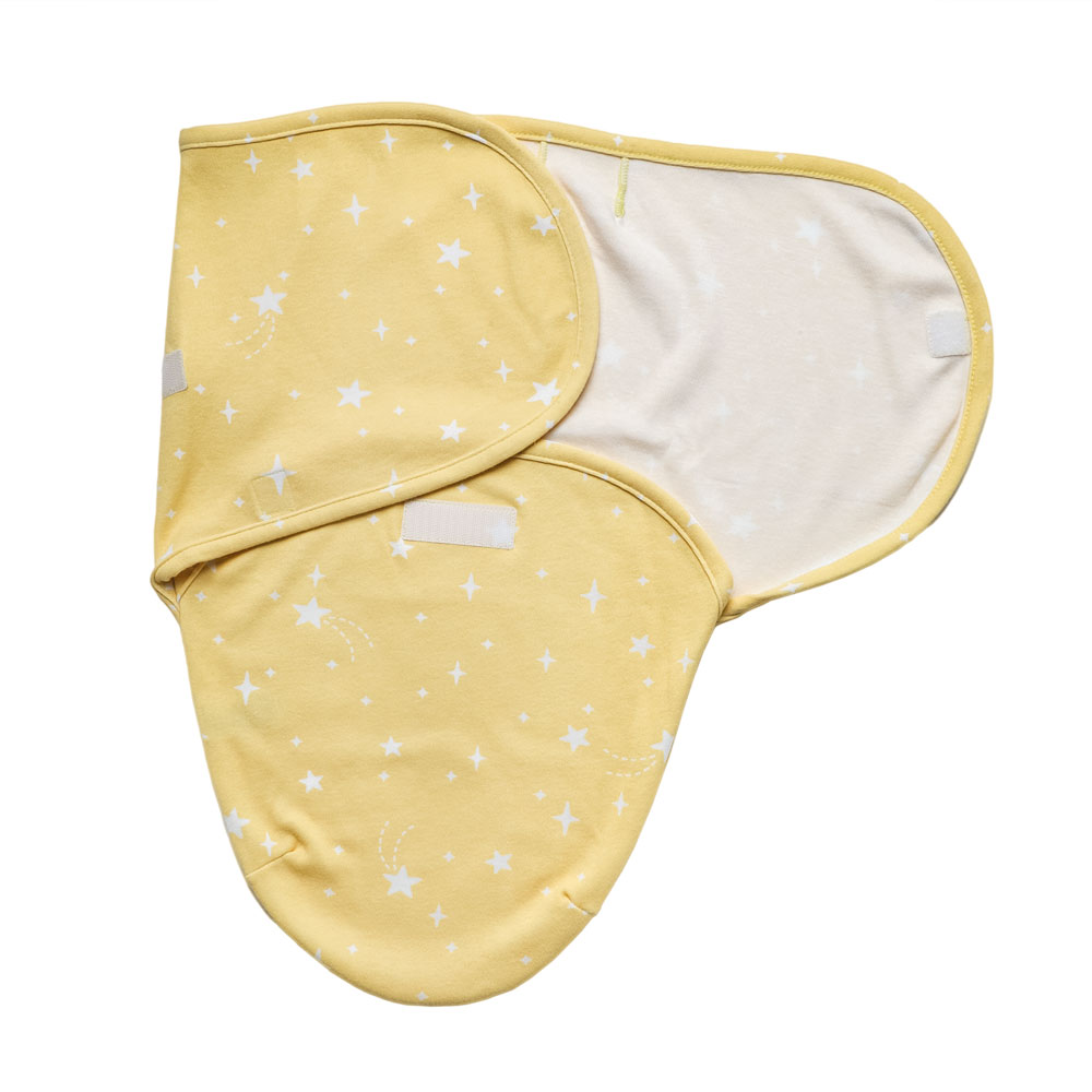 Frazada Para Envolver Baby Roll Baby Mink Bm301 Amarillo