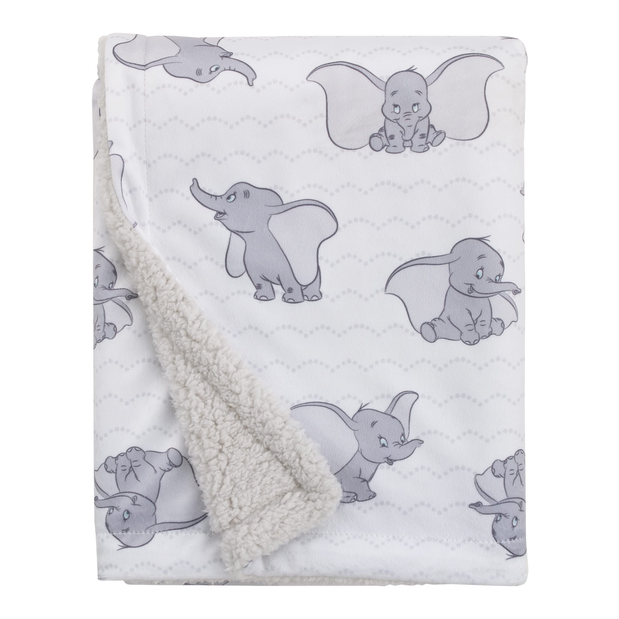 Foto 3 pulgar | Manta Para Bebé Disney Dumbo Supersuave Blanco/gris, 76 X 102 Cm - Venta Internacional.