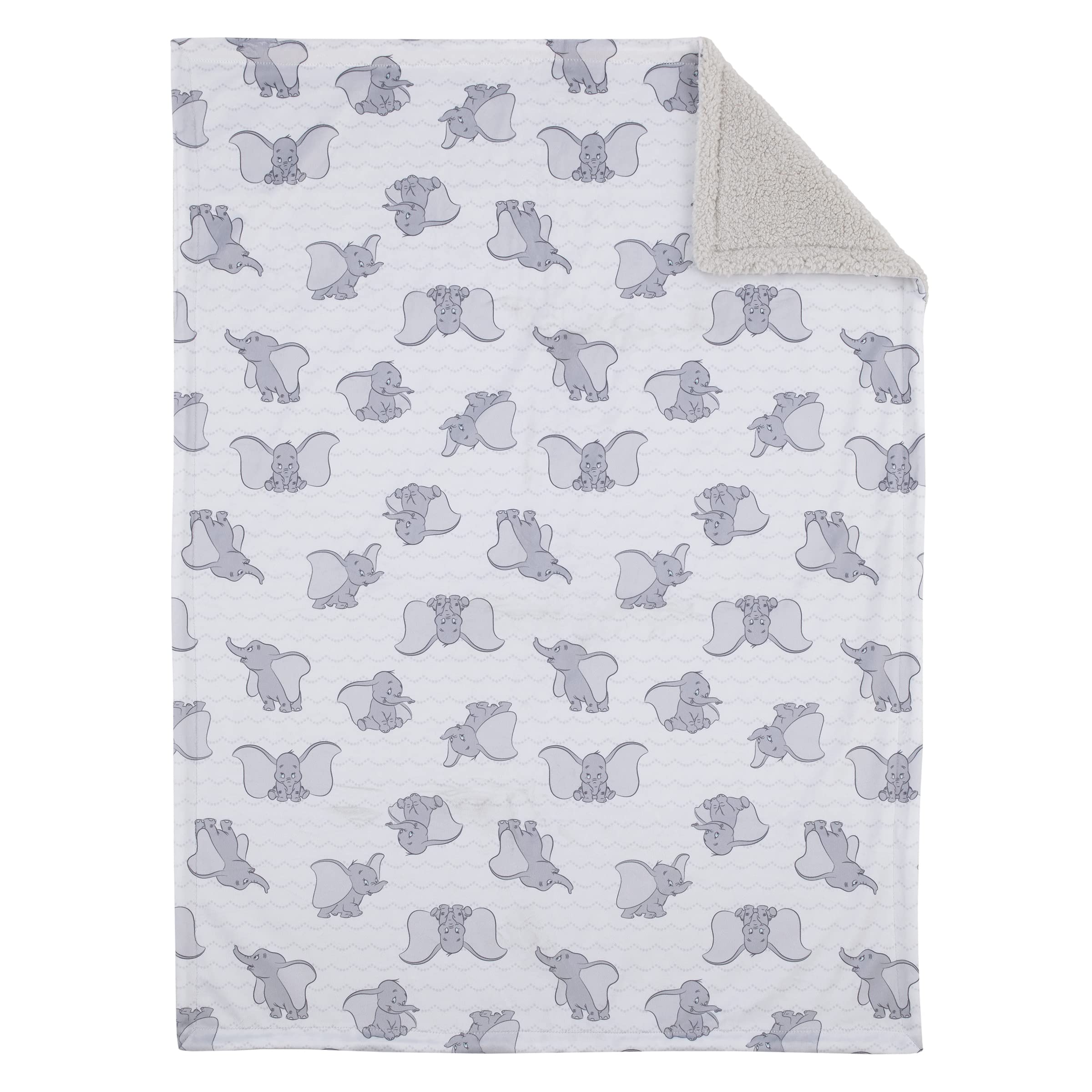 Foto 4 pulgar | Manta Para Bebé Disney Dumbo Supersuave Blanco/gris, 76 X 102 Cm - Venta Internacional.
