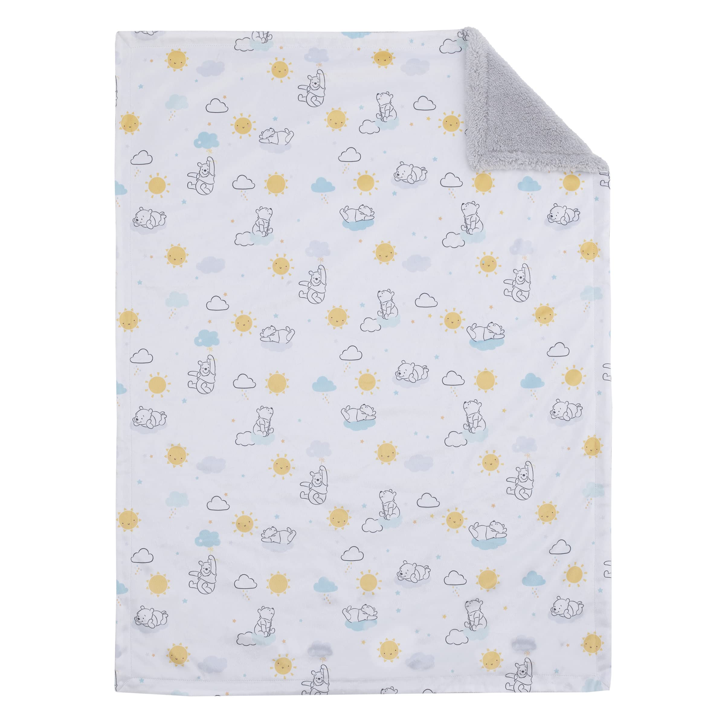Foto 3 pulgar | Manta Para Bebé Disney Winnie The Pooh Sunshine Clouds 30 X 40 Cm - Venta Internacional.