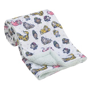 Foto 1 | Manta Para Bebé Disney Princess Super Soft Sherpa Back - Venta Internacional.