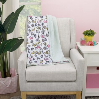 Foto 4 | Manta Para Bebé Disney Princess Super Soft Sherpa Back - Venta Internacional.