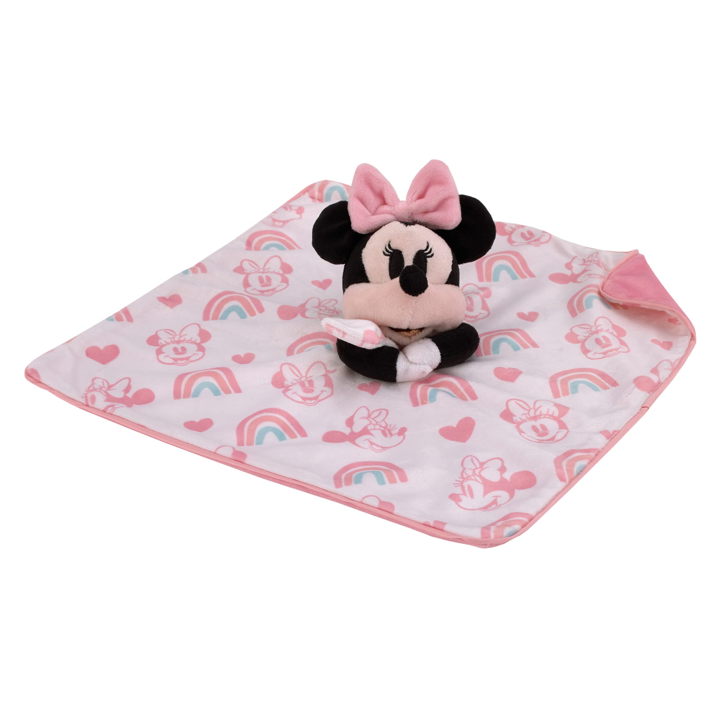 Foto 4 pulgar | Set De Mantas Para Bebés Disney Minnie Mouse Sherpa Super Soft - Venta Internacional.
