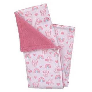 Foto 4 | Set De Mantas Para Bebés Disney Minnie Mouse Sherpa Super Soft - Venta Internacional.