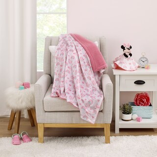 Foto 7 | Set De Mantas Para Bebés Disney Minnie Mouse Sherpa Super Soft - Venta Internacional.