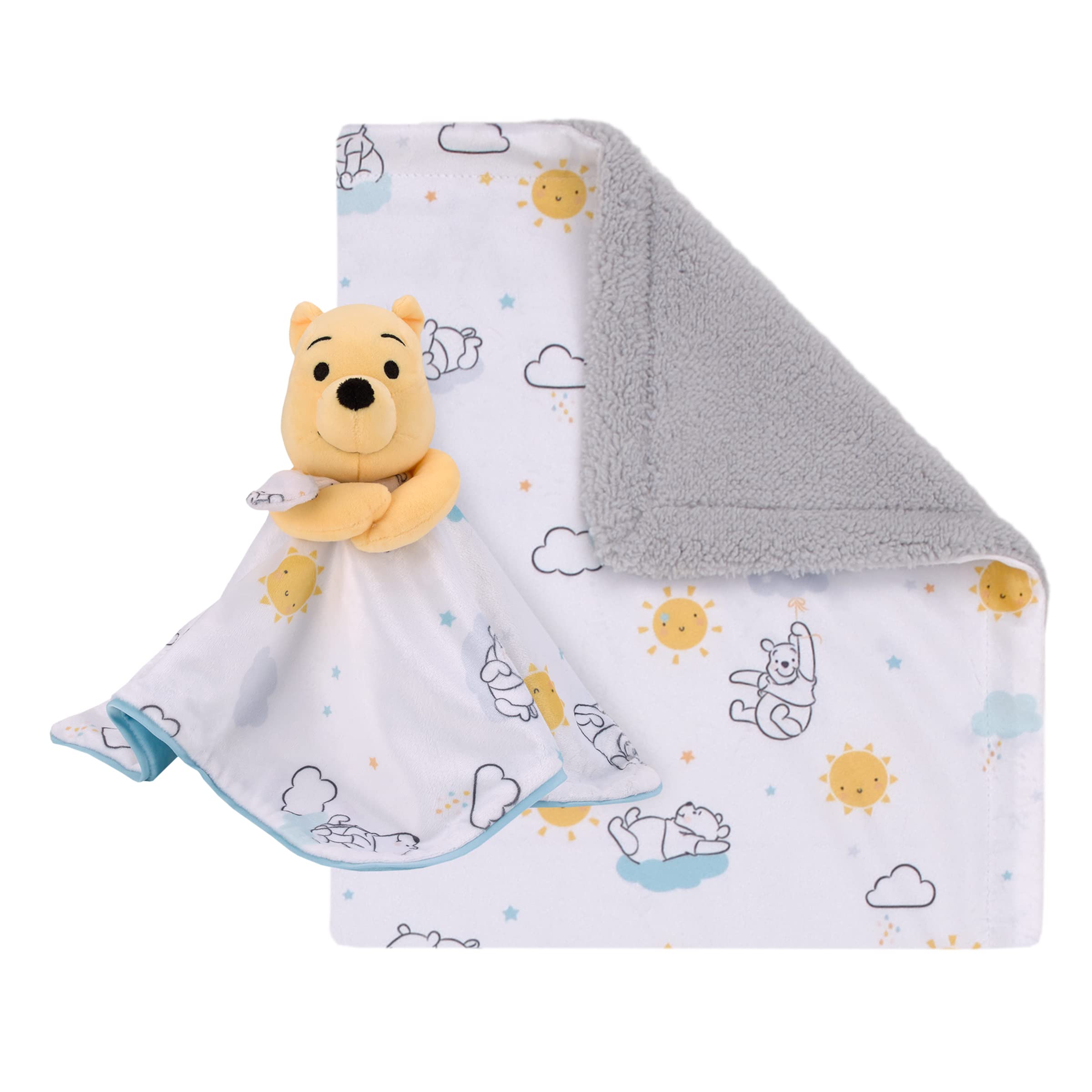 Set De Mantas Disney Winnie The Pooh Sunshine And Clouds - Venta Internacional.