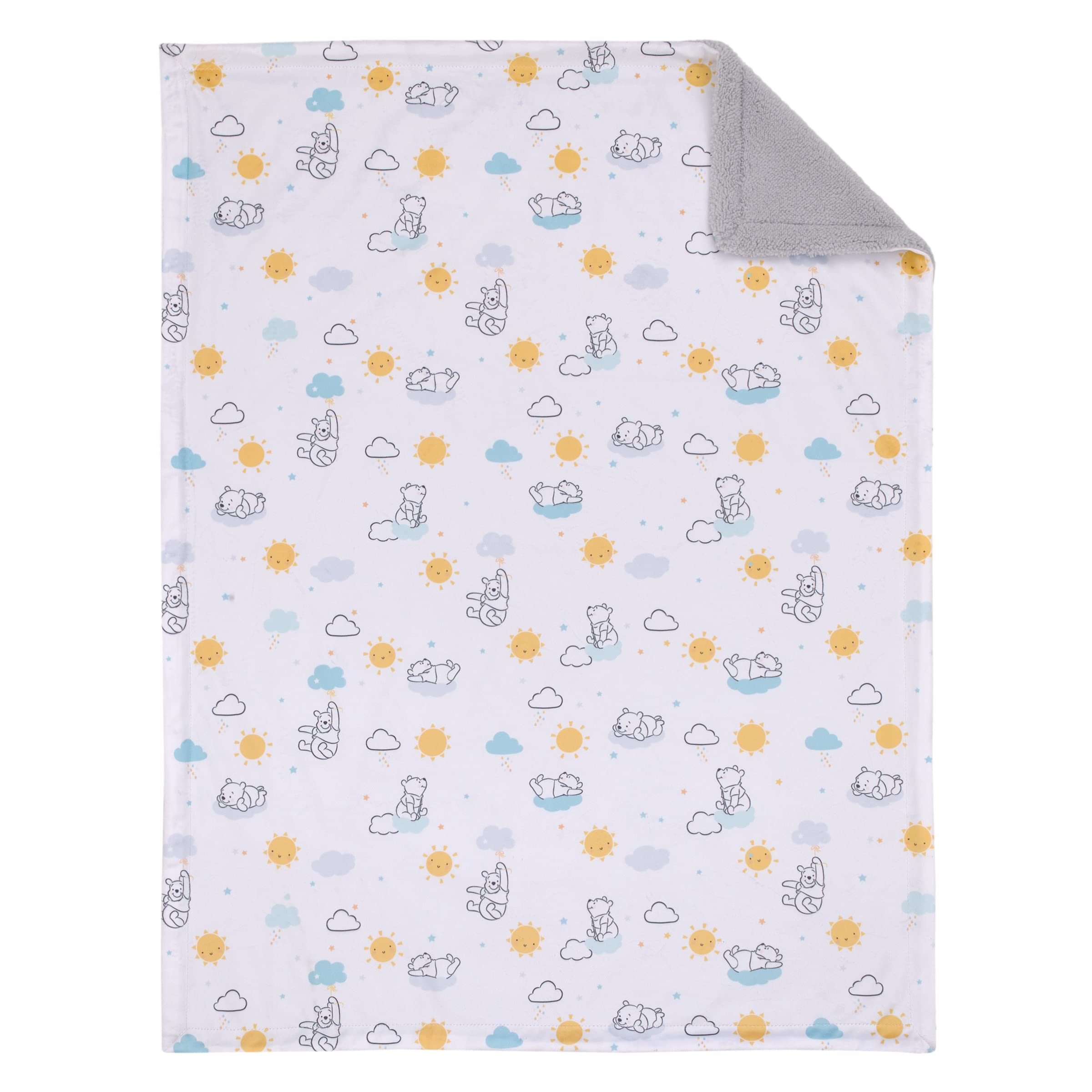 Foto 8 pulgar | Set De Mantas Disney Winnie The Pooh Sunshine And Clouds - Venta Internacional.